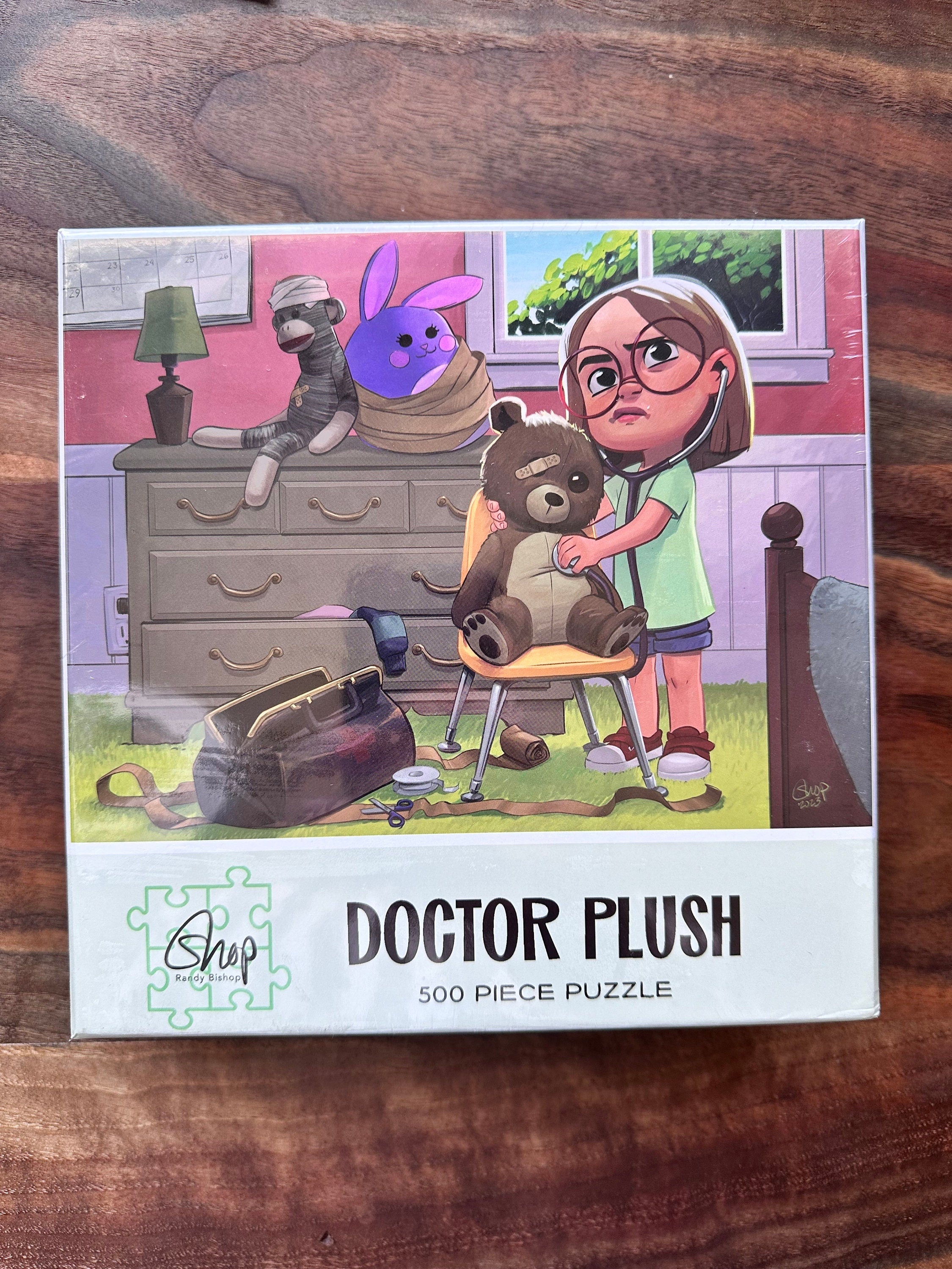 Limited Edition Jigsaw Puzzle - "Doctor Plush" - 500 Pieces
