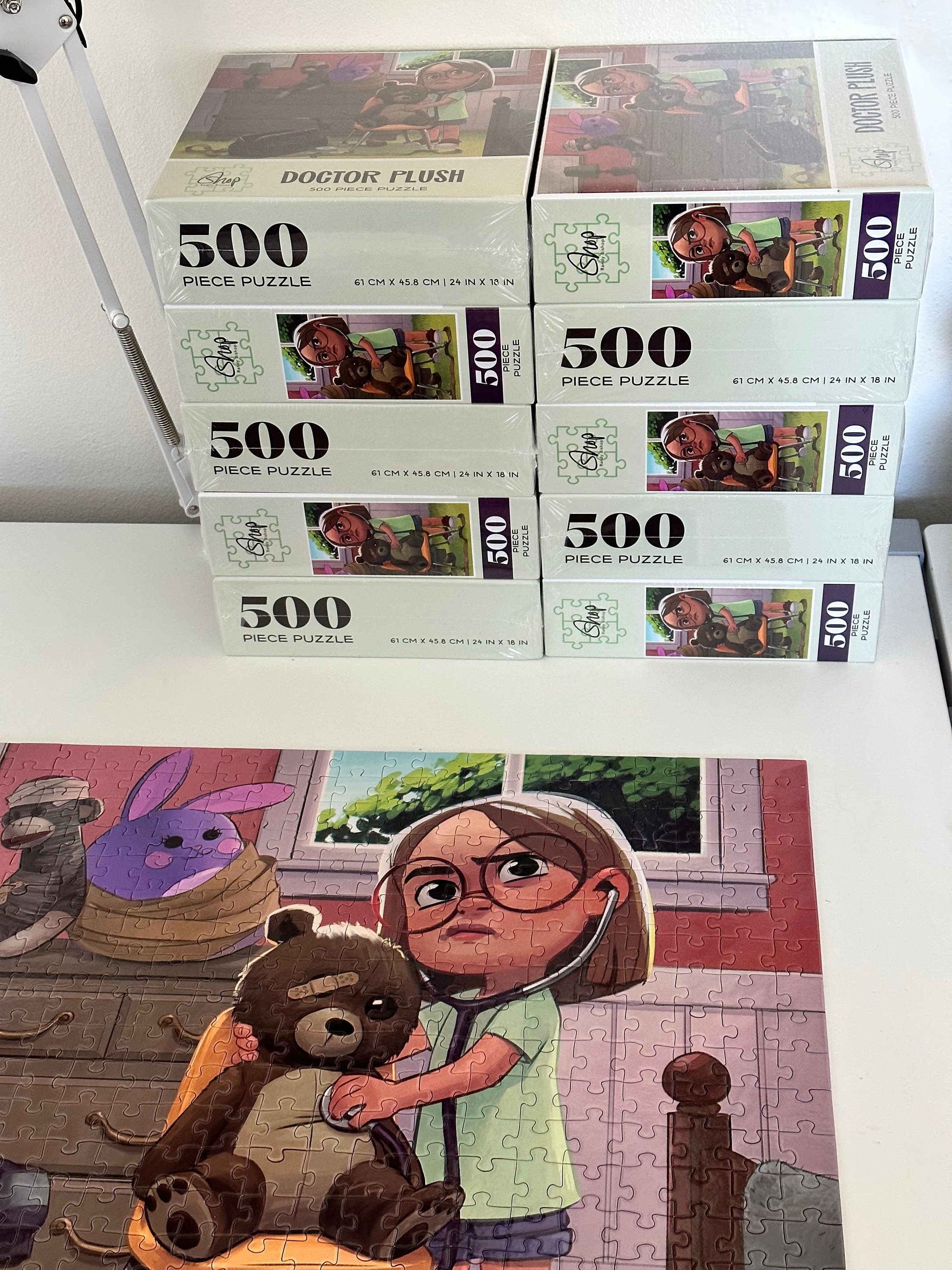 Limited Edition Jigsaw Puzzle - "Doctor Plush" - 500 Pieces