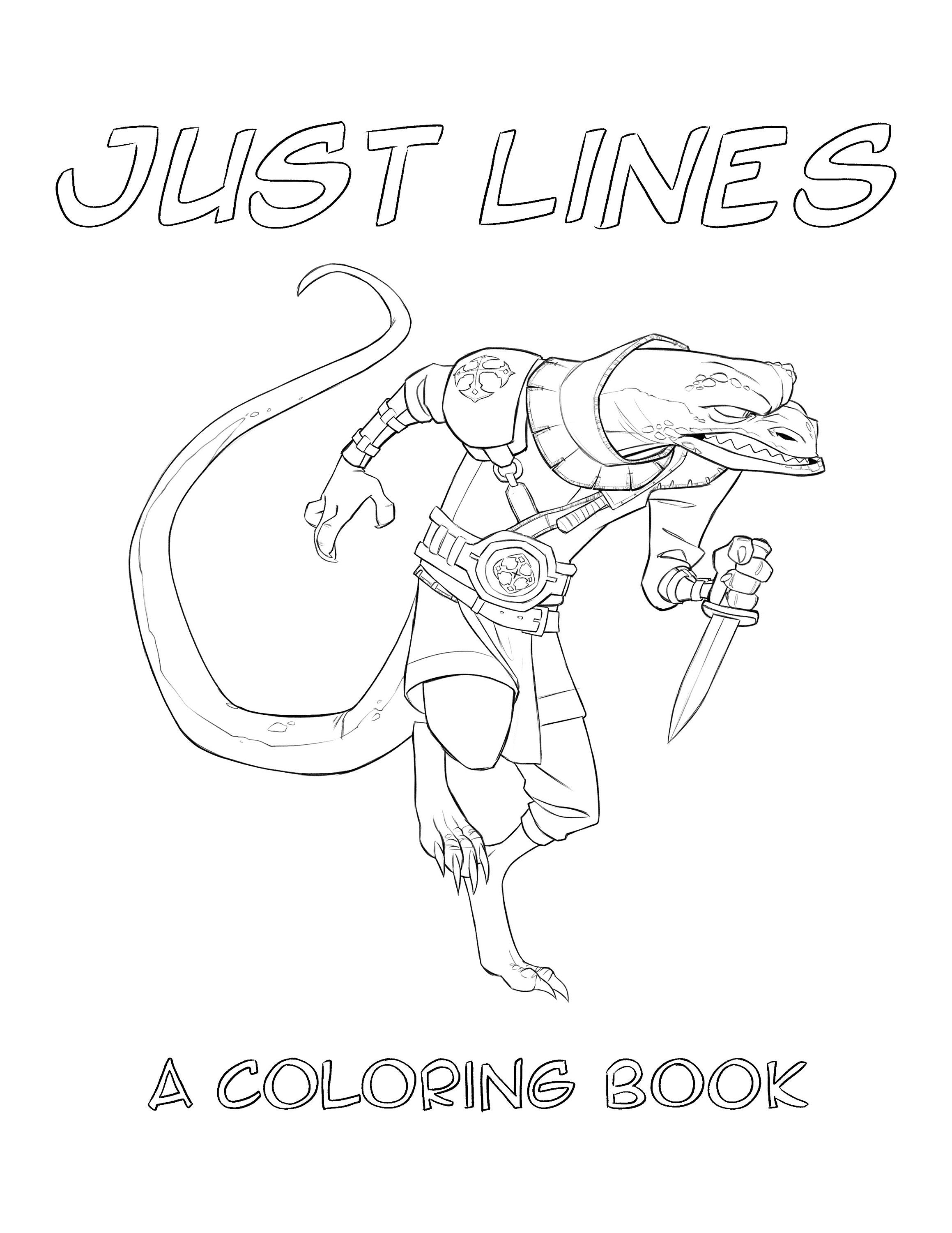 Just Lines, A Coloring Book, PDF