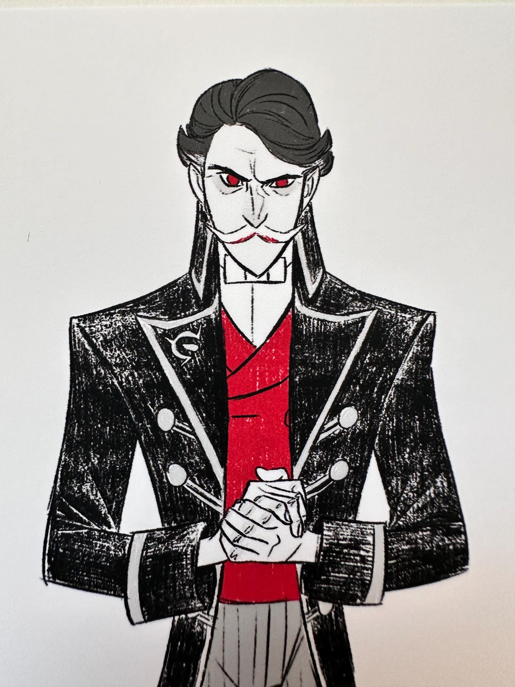 Dracula - Fine Art Giclee Print (8"x8")