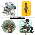 MONOMYTH: Character Sticker Set - 4 Stickers
