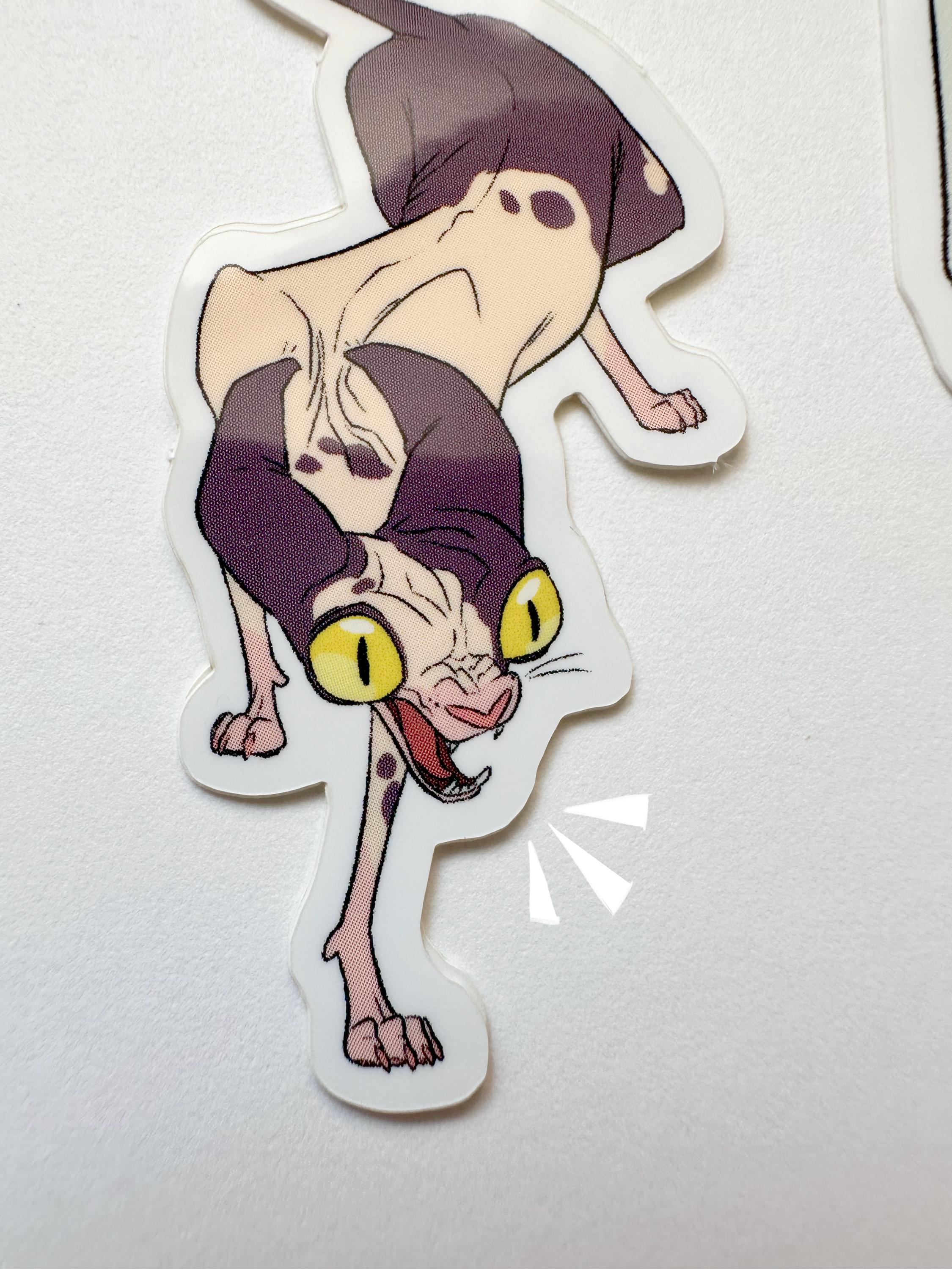Sphynx Cat Sticker Set - 5 Stickers